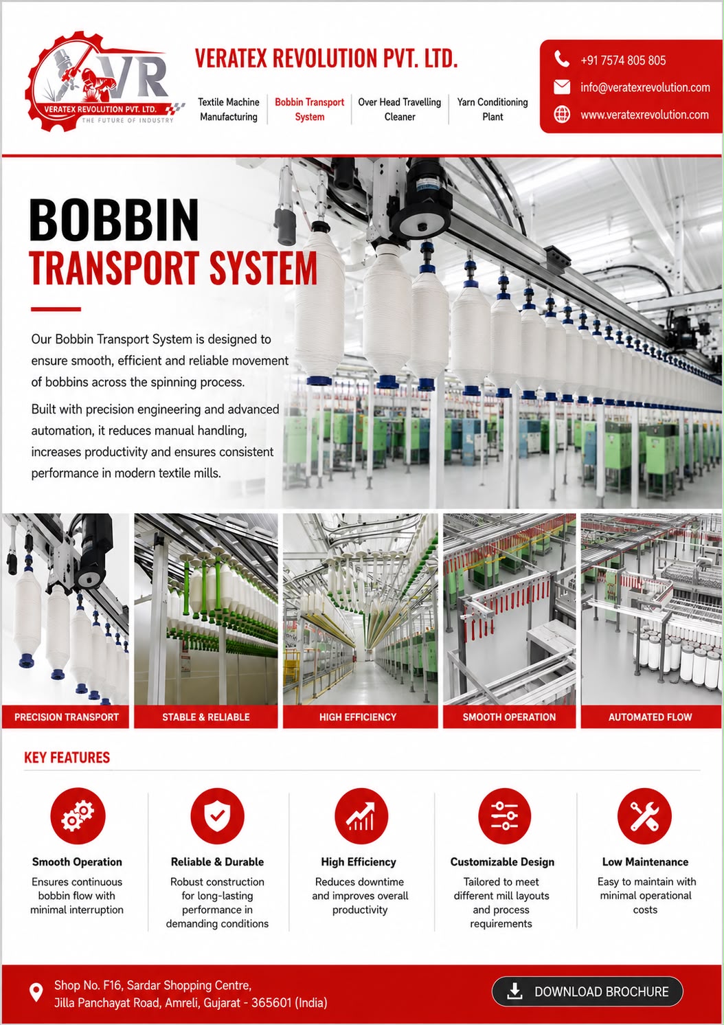Bobin Transport System